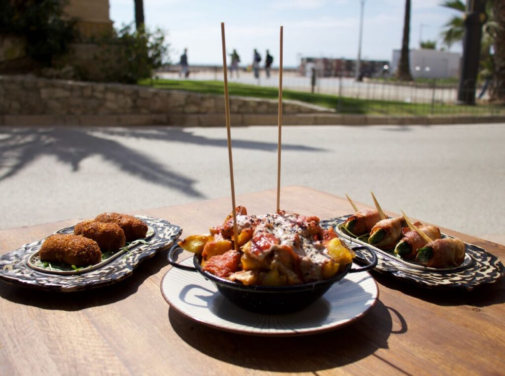 Comida y ambiente en Gaby's Sitges